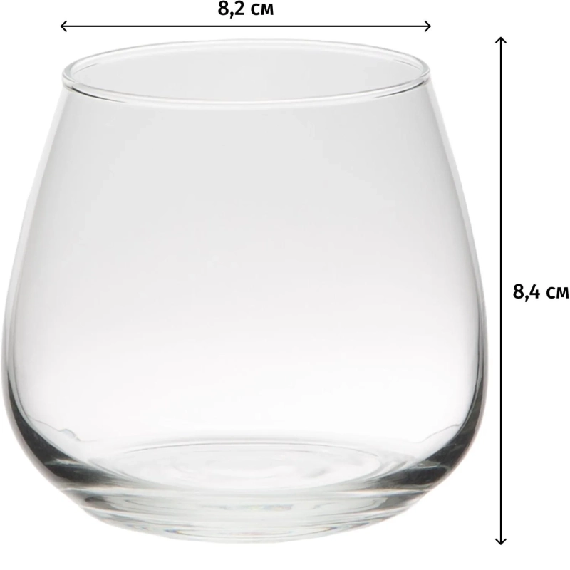 Набор стаканов низкий Габи 350 мл, 6шт/уп