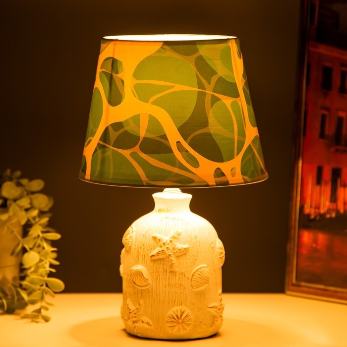 Настольная лампа  Настольная лампа "Морской бриз" Е14 15Вт 20х20х32,5 см RISALUX