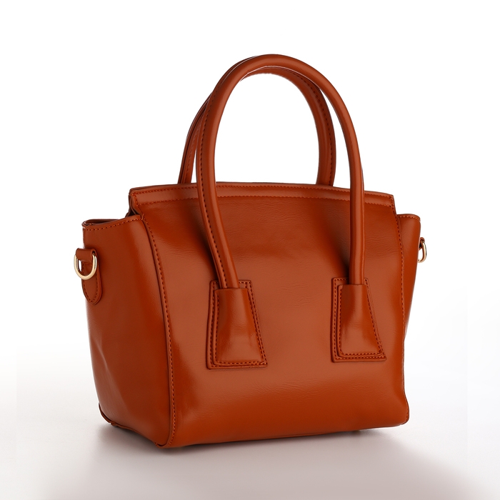 Сумка женская на молнии, цвет рыжий Сумка женская на молнии, цвет рыжий