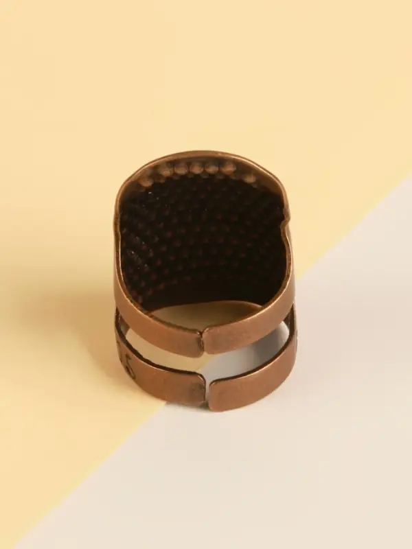 Напёрсток раздвижной, для длинных ногтей, размер М, цвет бронзовый