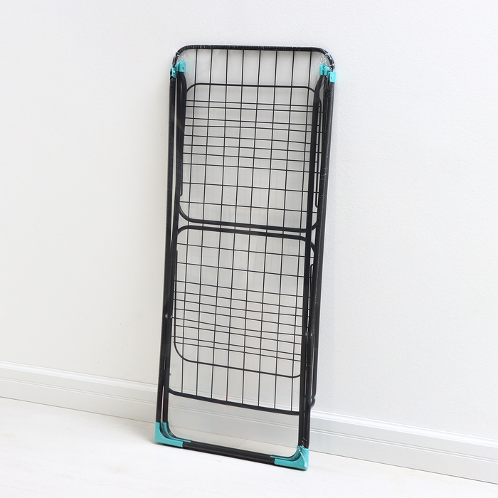 Сушилка для белья напольная, 220×50×90 см, 25 м, цвет черный Сушилка для белья напольная, 220×50×90 см, 25 м, цвет черный