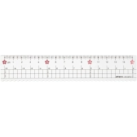 Набор чертежный M&G Sakura Rain (линейка, транспортир, 2 треугольника)