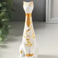 Фигурка керамика &laquo;Кот Египетский&raquo;, 15 см, белый