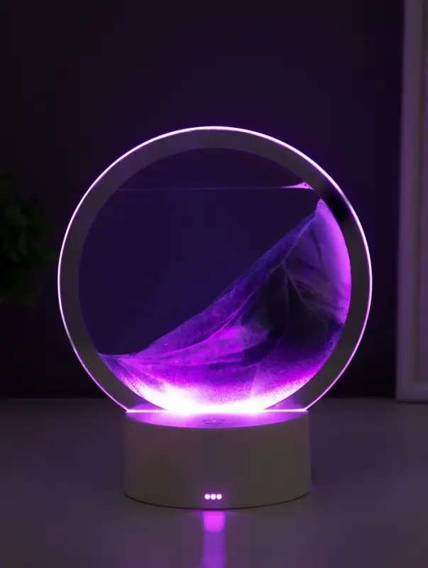 Светильник настольный СТАРТ Sands, LED, 10 Вт, USB, 16&times;16&times;20 см, 3хAA, зелёный