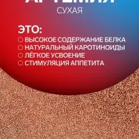 Корм для рыб &laquo;Пижон&raquo; артемия сухая 60 %, 30 г