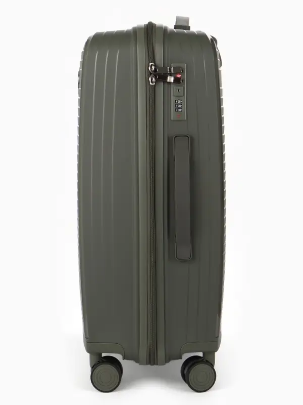 Чемодан на колёсах, 24", кодовый замок, 40&times;24&times;65, хаки
