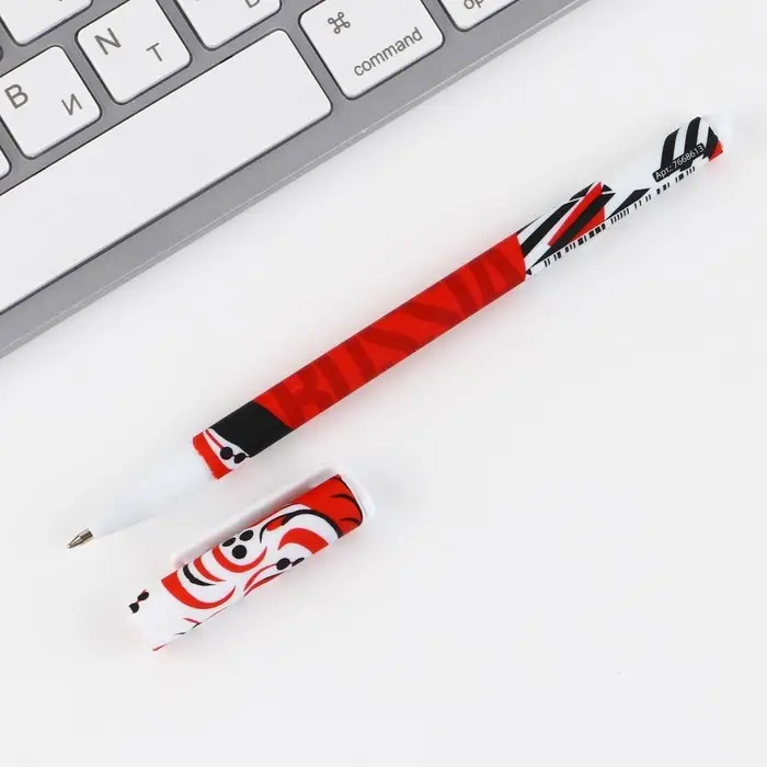 Ручка пластик с колпачком шариковая «Russian», синяя паста, 0.7 мм Ручка пластик с колпачком шариковая «Russian», синяя паста, 0.7 мм