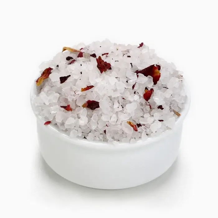 Соль для ванны с лепестками роз, 150 г, Чистое счастье