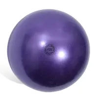 Мяч для художественной гимнастики Металлик с блестками, диаметр 19см, цвет фиолетовый Мяч для художественной гимнастики Металлик с блестками, диаметр 19см, цвет фиолетовый