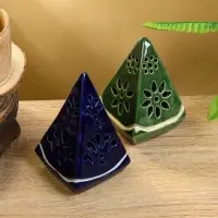 Подсвечник &laquo;Пирамидка&raquo;, 8&times;8&times;12 см, керамика, МИКС