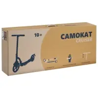 Самокат городской GRAFFITI Cruiser 230, складной, колёса PU 230/200 мм, ABEC 9 Carbon, белый