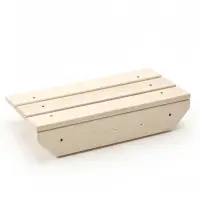 Полка - вешалка "Простая №2" 3 крючка 49х10х23 см