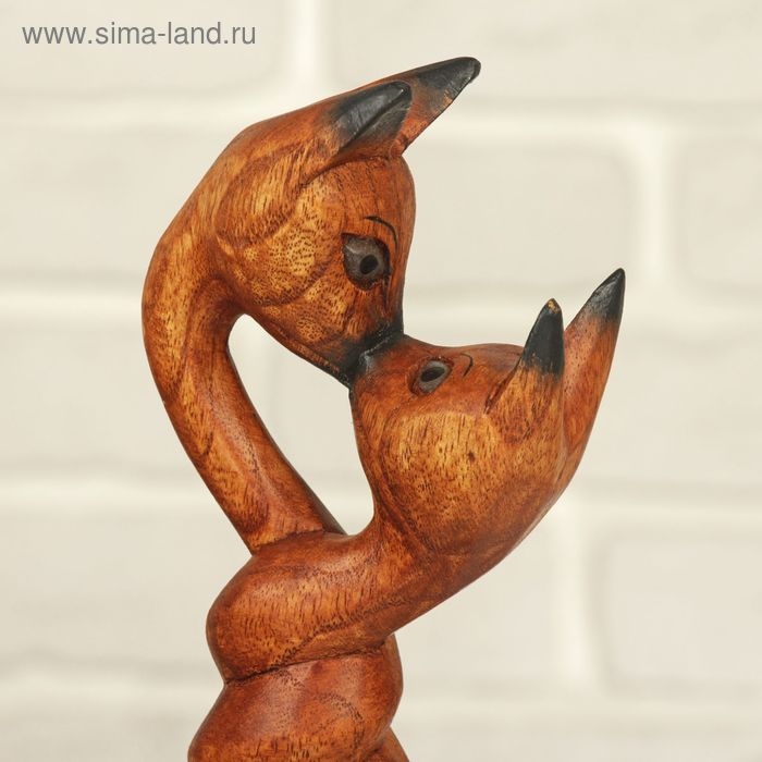 Сувенир дерево Сувенир дерево "Целующиеся кошки" 30х10х4 см