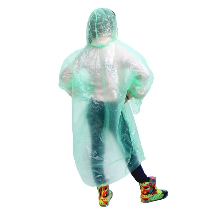 Дождевик детский унисекс Дождевик детский унисекс "Непромокайка", универсальный размер, цвет зелёный