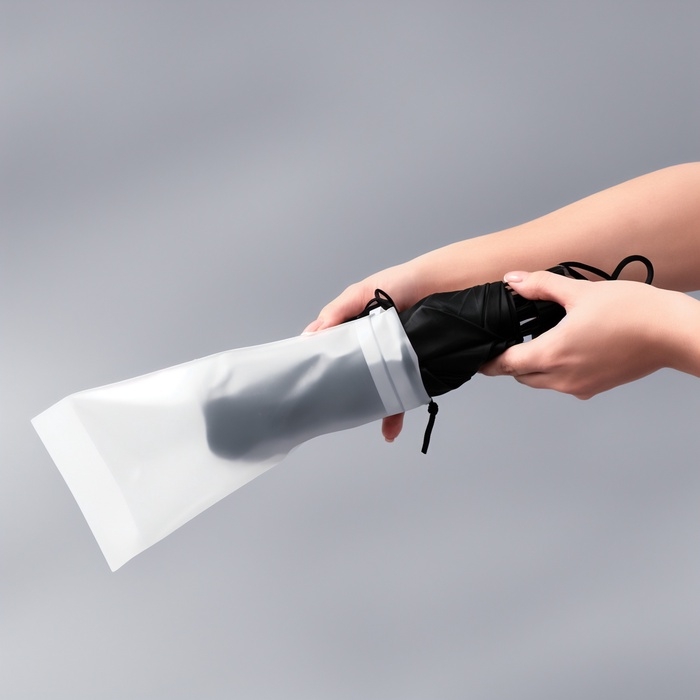 Чехол на зонт 25*12см (наб 4шт цена за наб) белый пакет QF Чехол на зонт 25*12см (наб 4шт цена за наб) белый пакет QF