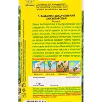 Семена цветов Клещевина Занзибарская , Ц/П,2 г Семена цветов Клещевина Занзибарская , Ц/П,2 г