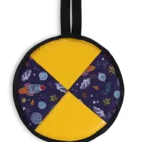 Ледянка мягкая Snow Cat, d=33 см, толщина 2 см, с ручкой, МИКС