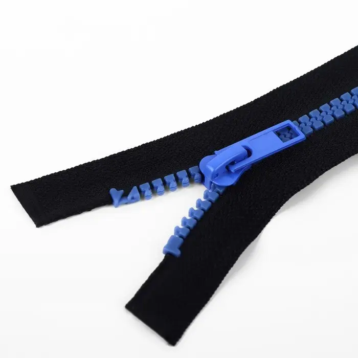 Молния «Трактор», №5, разъёмная, замок автомат, 35 см, чёрная, синяя Молния «Трактор», №5, разъёмная, замок автомат, 35 см, чёрная, синяя