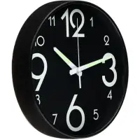 Часы настенные интерьерные &laquo;Классика&raquo;, плавный ход, светящиеся, d=25 см