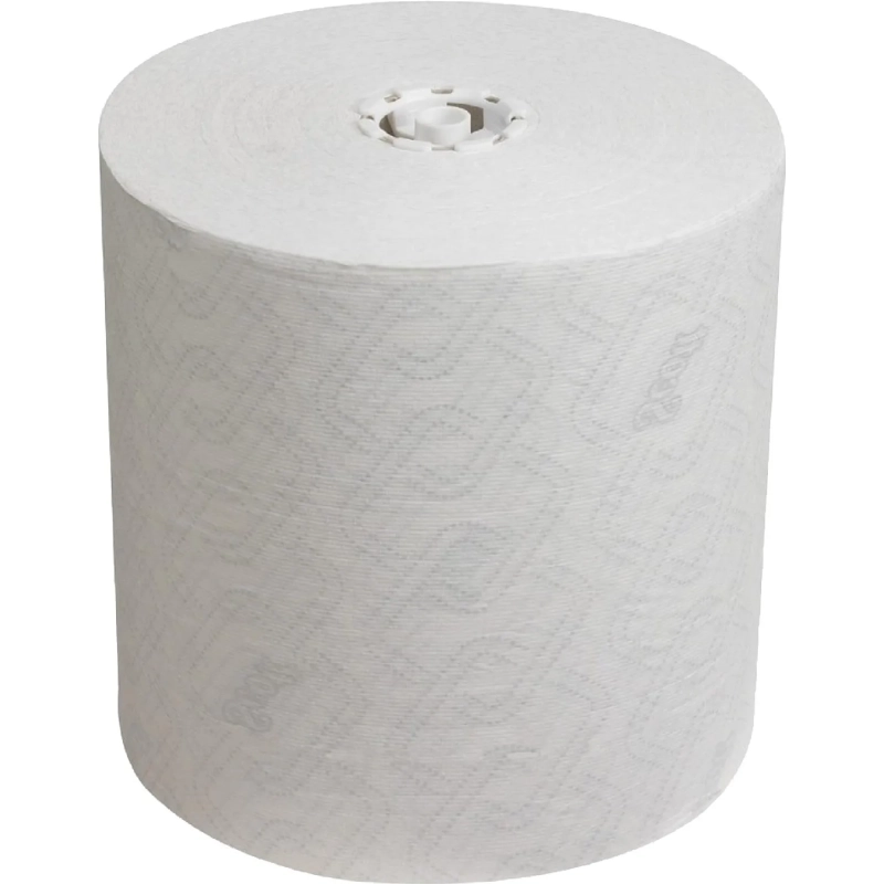 Полотенца бумажные д/дисп KK Scott Max в рулонах, 1сл, белые, 6х350м, 6691