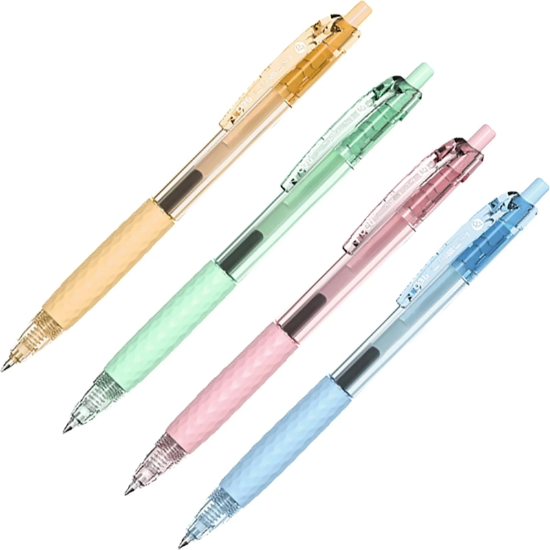 Ручка шариковая автомат. Deli LINEUM EQ150C-BL,пул.нак 0,7,син.гибрид,в асс