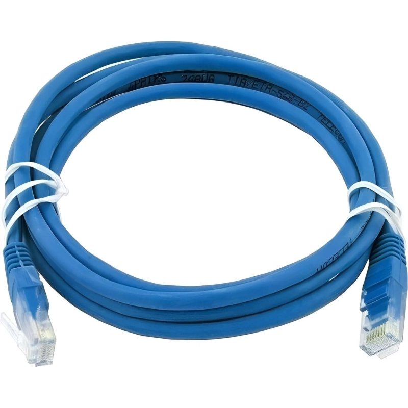 Патч-корд ExeGate UTP-RJ45-RJ45-5e-1,5M-BL, 5e, 1.5м, синий <EX241493RUS