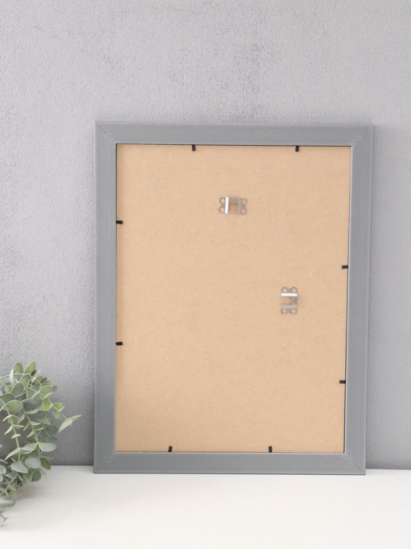 Фоторамка пластик Фоторамка пластик "МИРАМ" 30х40 см, тёмно-серый