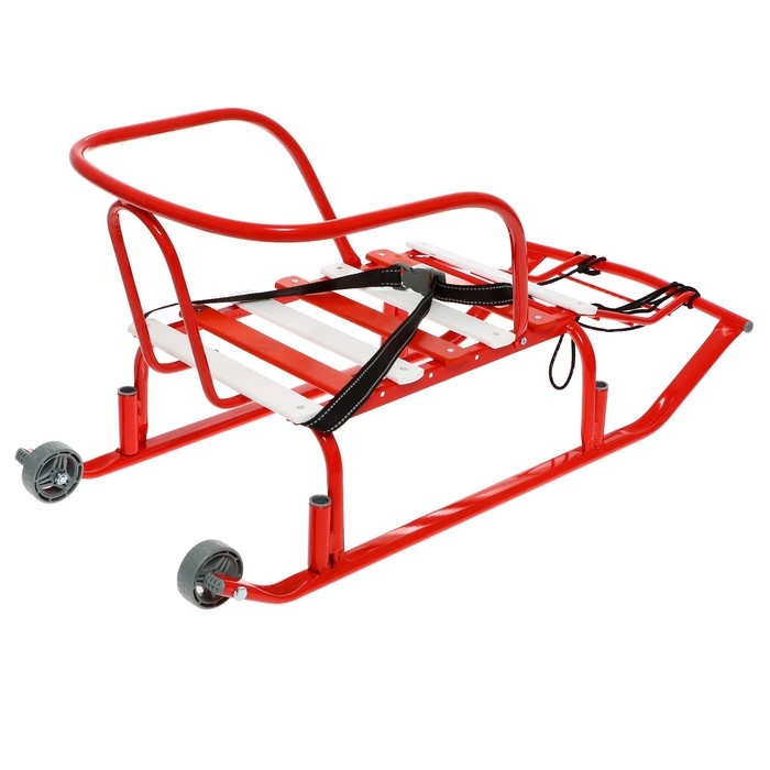 Санки «Тимка 5 комфорт», цвет алый Санки «Тимка 5 комфорт», цвет алый