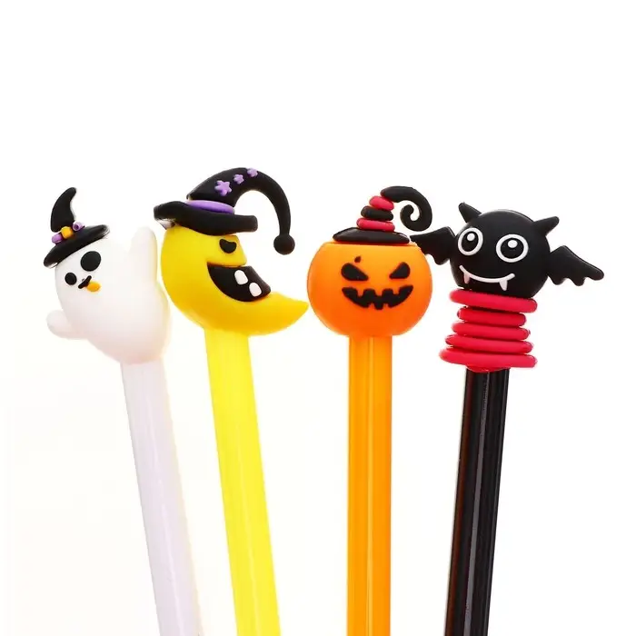 Ручка - прикол гелевая Calligrata «Хэллоуин», МИКС