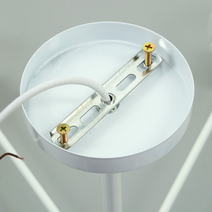 Люстра "Даллас" 6х40Вт E27 белый-золото 83х83х35 см BayerLux