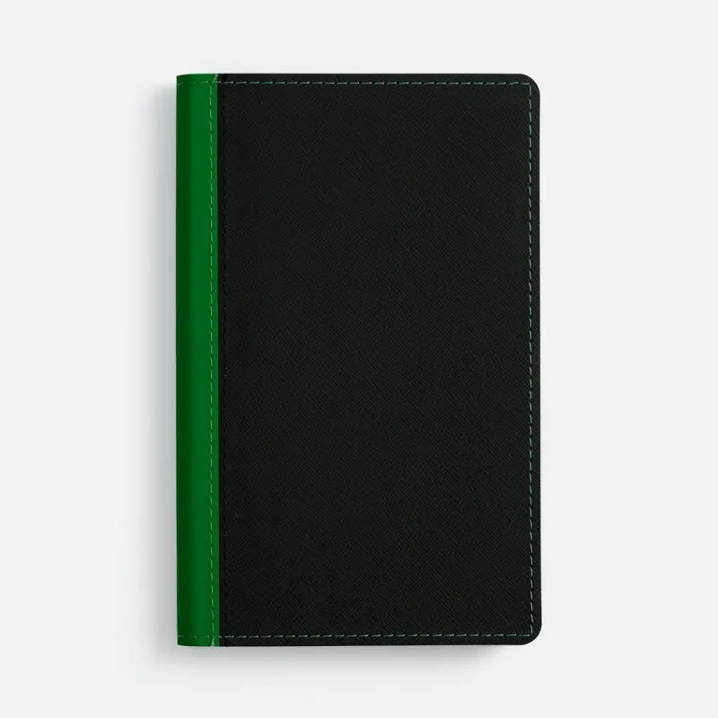 Ежедневник Nice Twice, недатированный, черный с ярко-зеленым Ежедневник Nice Twice, недатированный, черный с ярко-зеленым