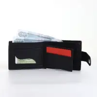 Портмоне мужское на магните, чёрное