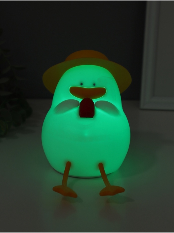 Ночник антистресс Ночник антистресс "Утка в отпуске" 2Вт LED RGB USB 10х8,5х14,5см