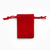 Набор мешочков подарочных 50шт. бархатный &laquo;Классика&raquo;, 5&times;7, цвет красный (1145888)