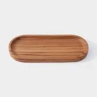 Блюдо, 27&times;11&times;2 см, тиковое дерево