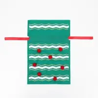 Мешок подарочный новогодний &laquo;Помпоны&raquo;, 20&times;30 см