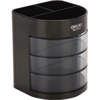 Набор настольный Deli E38253 12 предметов черный