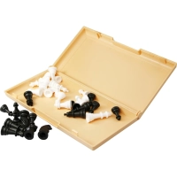 Настольная игра Шахматы в пласт.коробке (мал, беж),  03883