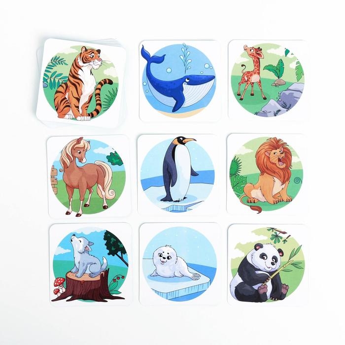 Настольная игра «Мемо. Мамы и малыши», 28 карт, 3+ Настольная игра «Мемо. Мамы и малыши», 28 карт, 3+