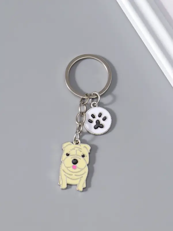 Брелок металл "Породы собак" МИКС 5,5х1,5х0,2 см