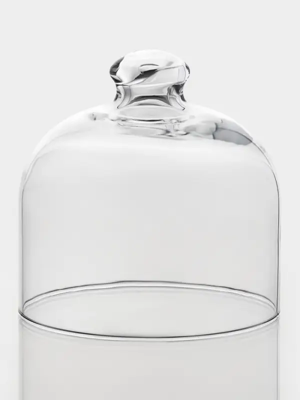 Ёмкости сервировочные Paşabah&ccedil;e Villa Patisserie, одна ёмкость 500 мл, с крышкой, набор 3 шт., стекло, прозрачные