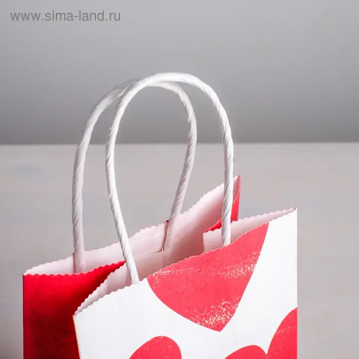 Пакет подарочный крафт, упаковка, With LOVE, 12 х 21 х 9 см Пакет подарочный крафт, упаковка, With LOVE, 12 х 21 х 9 см
