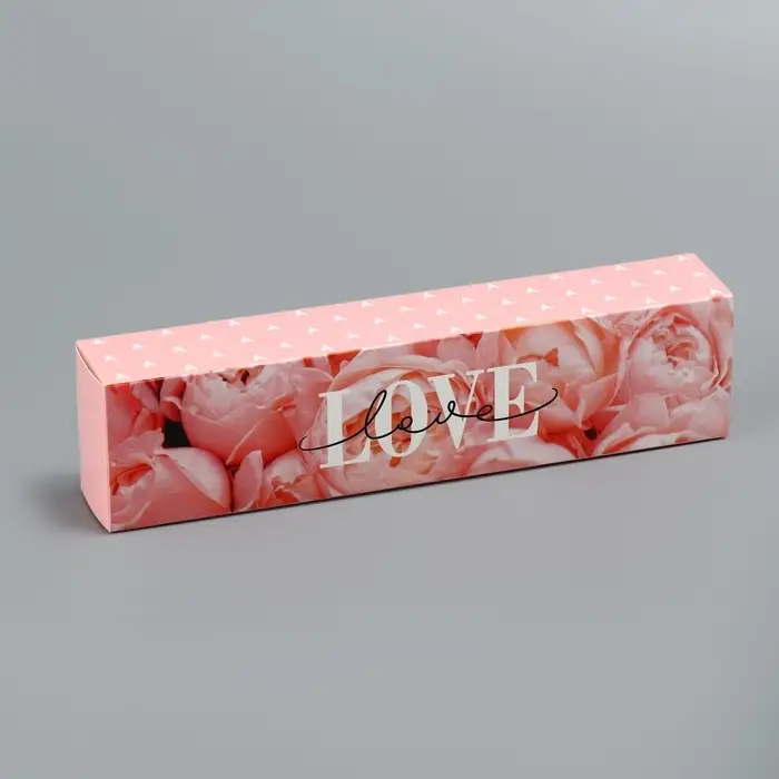 Коробка для конфет, кондитерская упаковка, 5 ячеек, «Love», 5 х 21 х 3.3 см Коробка для конфет, кондитерская упаковка, 5 ячеек, «Love», 5 х 21 х 3.3 см