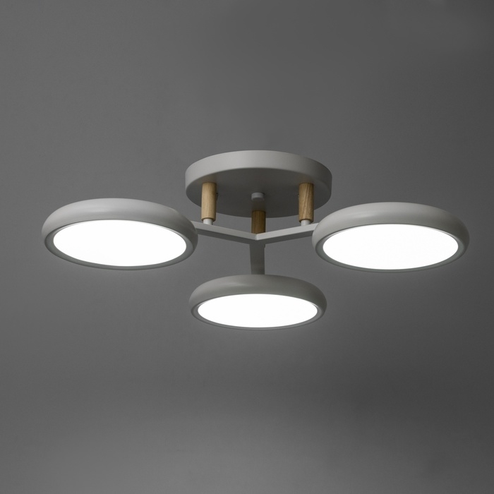 Люстра Люстра "Алис" 3хLED 72Вт 3000-6000К белый 52х52х13 см