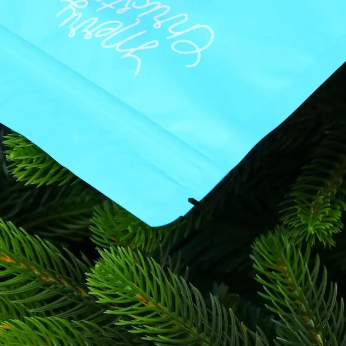 Пакет подарочный, с zip-lock застежкой,  Пакет подарочный, с zip-lock застежкой, "Снеговик с шарфом", 16 х 21,5 ± 1см.