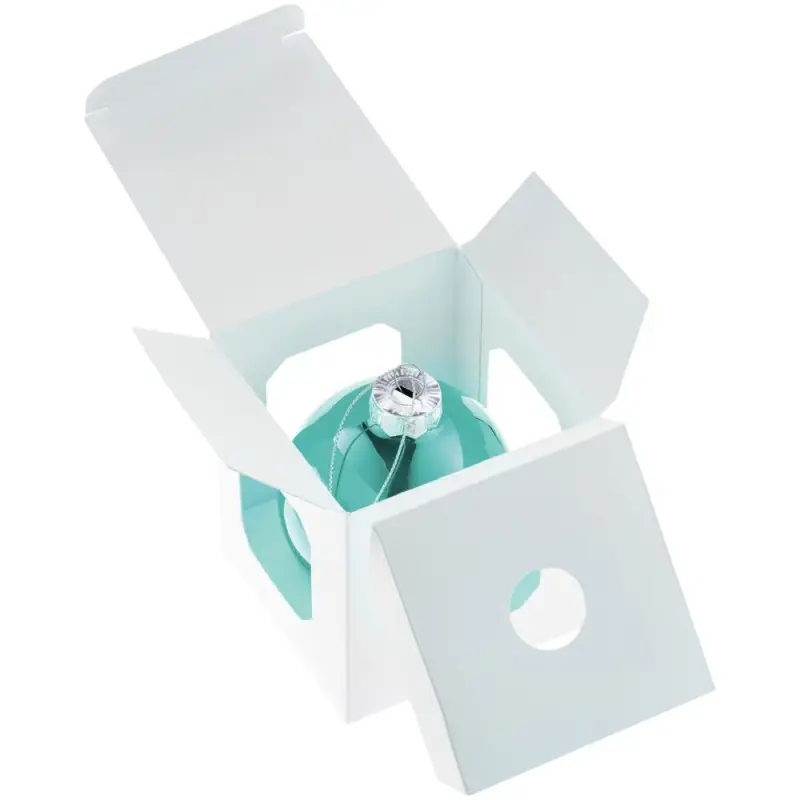 Елочный шар Finery Gloss, 8 см, глянцевый бирюзовый Елочный шар Finery Gloss, 8 см, глянцевый бирюзовый