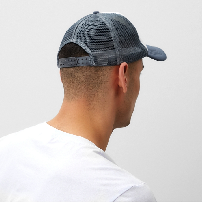 Бейсболка с сеткой MINAKU, цвет серый, размер 56-58 Бейсболка с сеткой MINAKU, цвет серый, размер 56-58