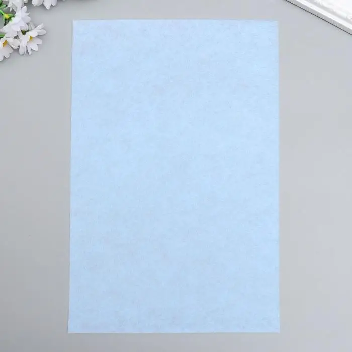 Фетр жесткий 1 мм Фетр жесткий 1 мм "Бело-голубой" набор 10 листов формат А4