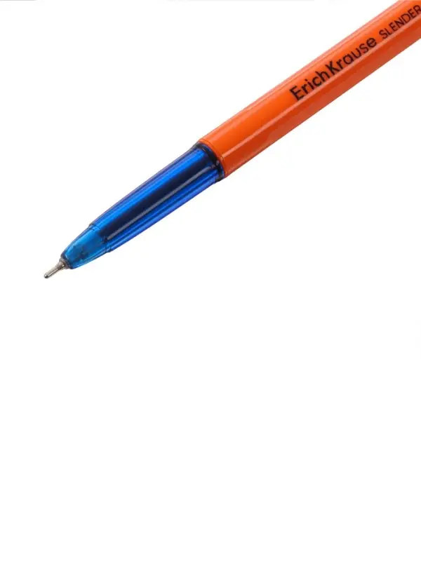 Ручка шариковая ErichKrause Slender Stick Orange, Super Glide, 0.7 мм, синяя Ручка шариковая ErichKrause Slender Stick Orange, Super Glide, 0.7 мм, синяя