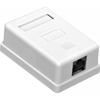 Розетка ExeGate SM1-RJ45-C6 RJ-45 кат.6 UTP Krone/110 (EX292844RUS)